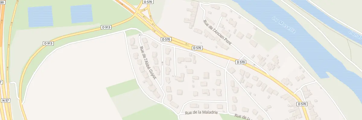 Plan du 9 Rue du Petit Avillon à Flavigny-sur-Moselle