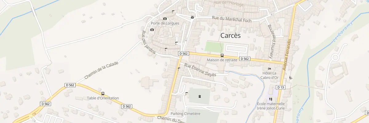 Plan du 29 Av Georges Clemenceau à Carcès