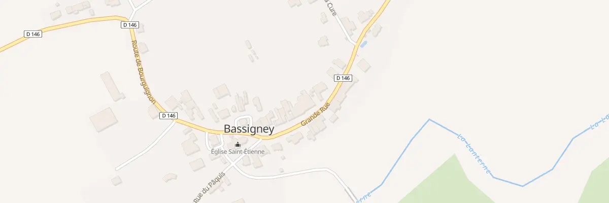Plan du 12 Grande Rue à Bassigney