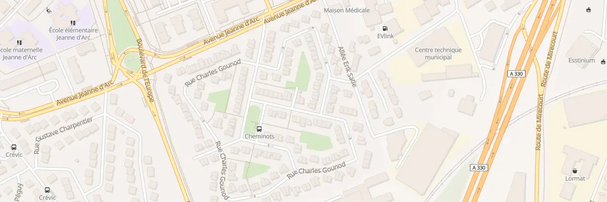 Plan du 162 Rue Charles Gounod à Vandœuvre-lès-Nancy