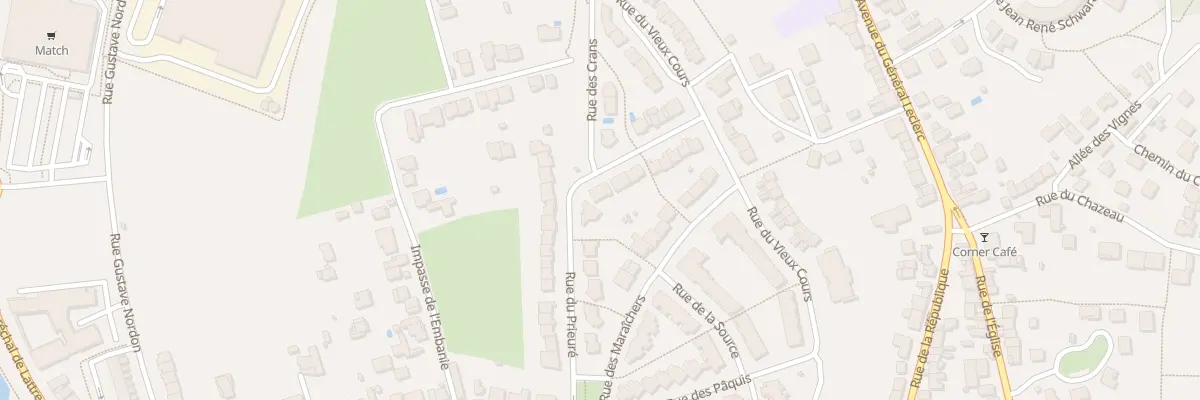 Plan du 14 Rue du Prieuré à Malzéville