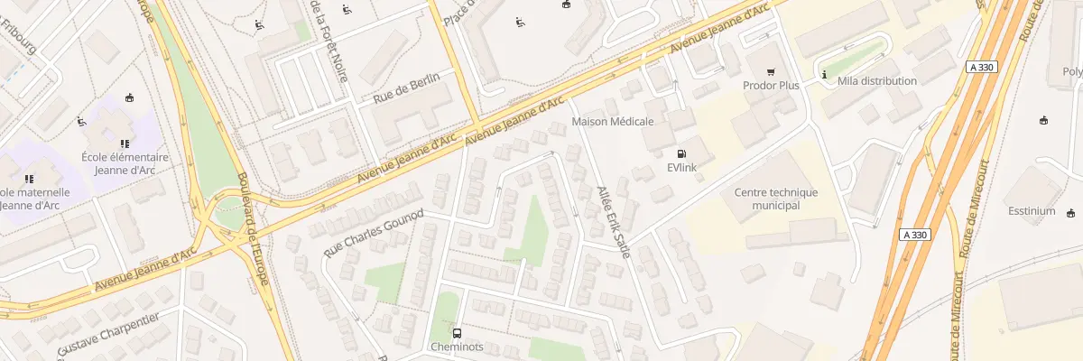 Plan du 24 Rue Cesar Franck à Vandœuvre-lès-Nancy