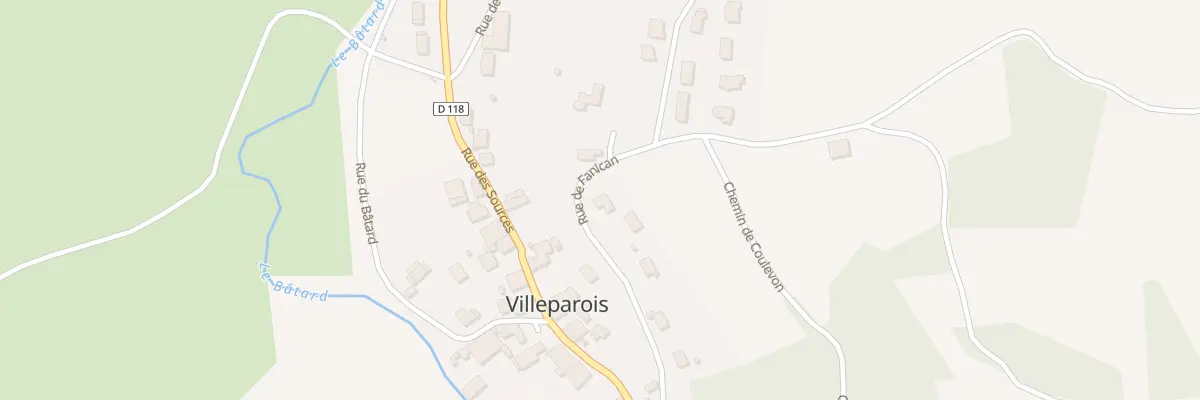 Plan du 5001E En la Cote à Villeparois