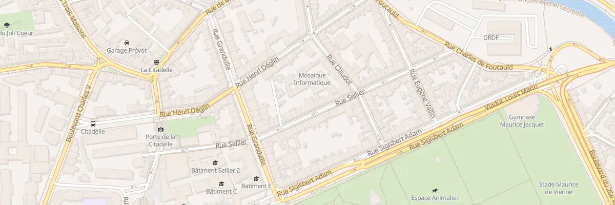 Plan du 33 Rue Sellier à Nancy