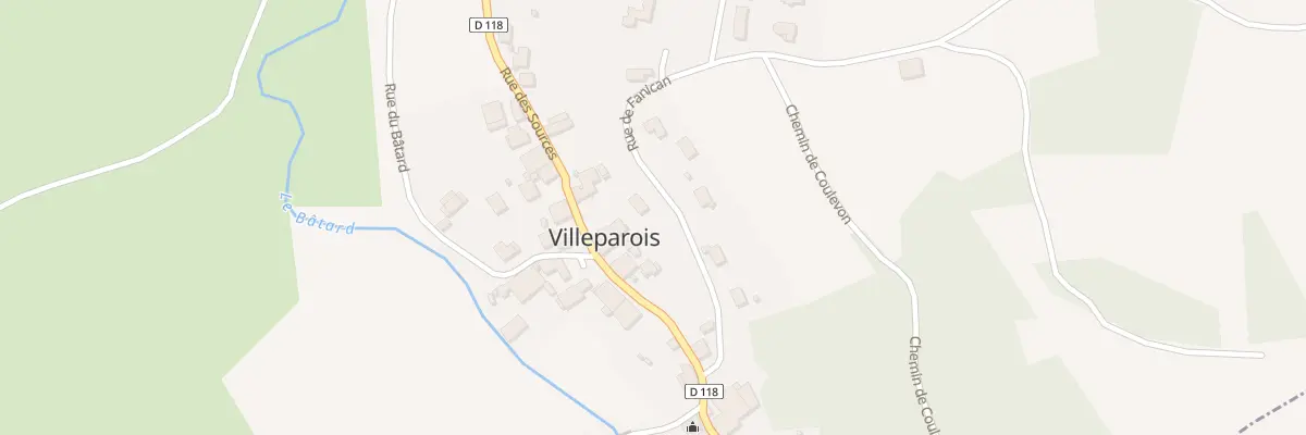 Plan du 46 Rue des Sources à Villeparois
