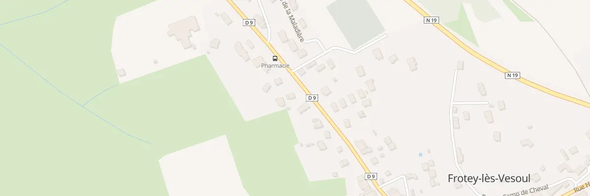 Plan du 20 Av de l’Ancienne Mairie à Frotey-lès-Vesoul
