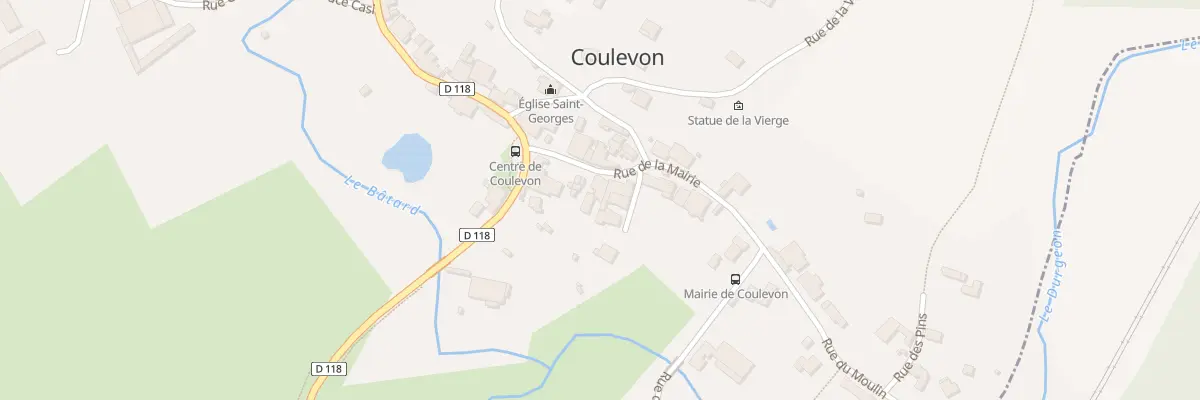 Plan du 7 Rue de la Mairie à Coulevon