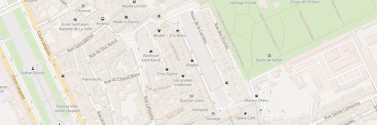 Plan du 31 Pl de la Carriere à Nancy