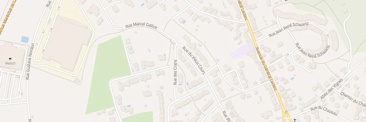 Plan du 4 Rue du Vieux Cours à Malzéville
