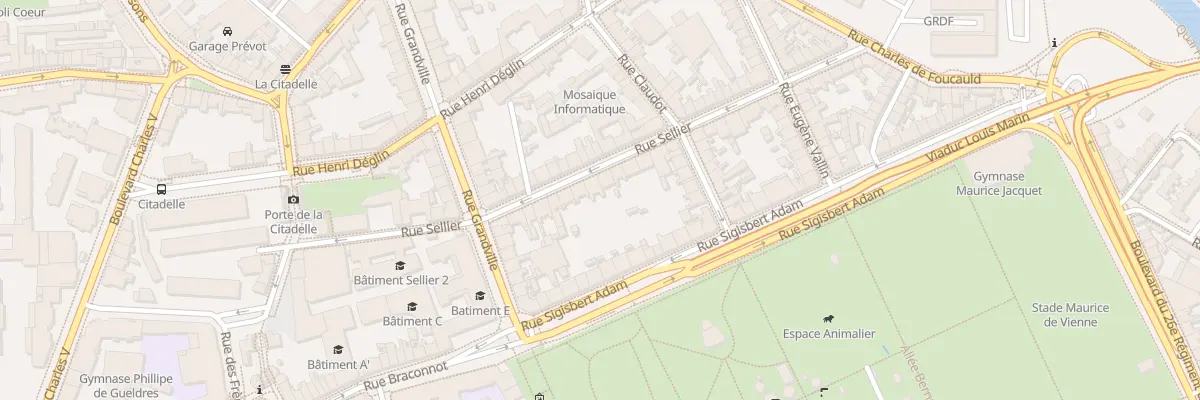 Plan du 32 Rue Sellier à Nancy