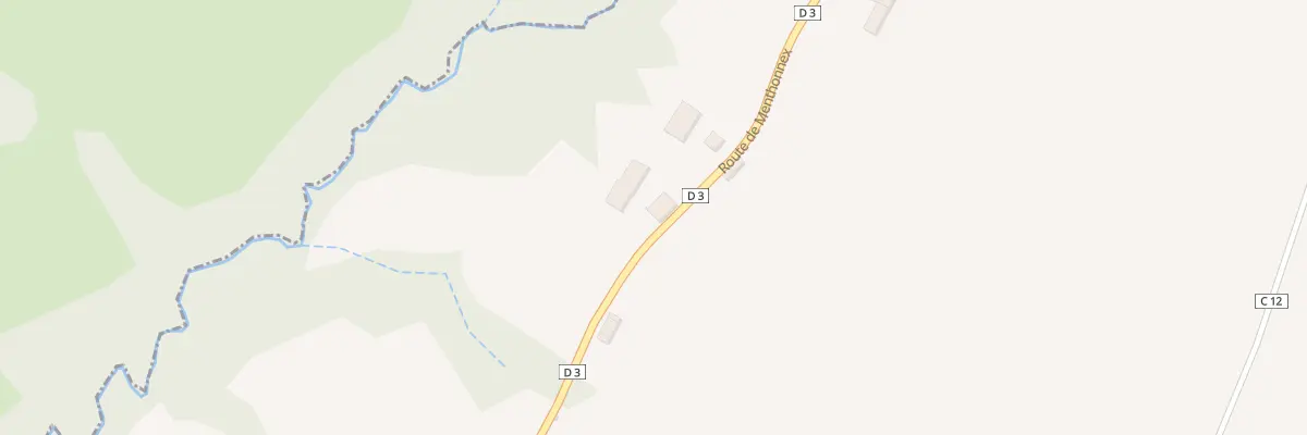 Plan du 626 Rte de Menthonnex à Arbusigny