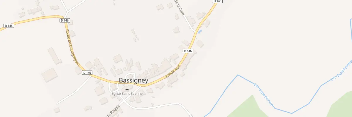 Plan du 8 Grande Rue à Bassigney