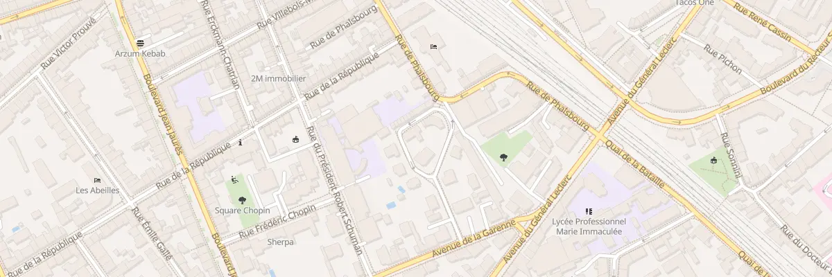 Plan du 9 All de la Garenne à Nancy
