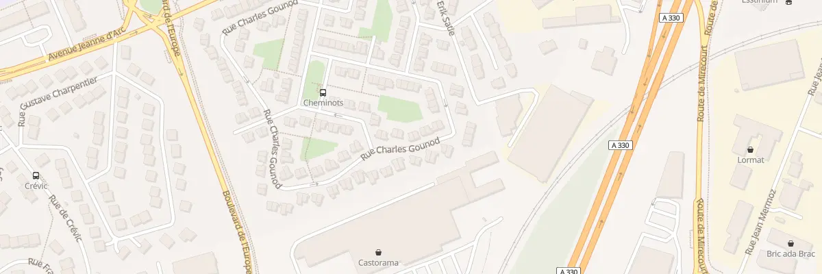 Plan du 65 Rue Charles Gounod à Vandœuvre-lès-Nancy