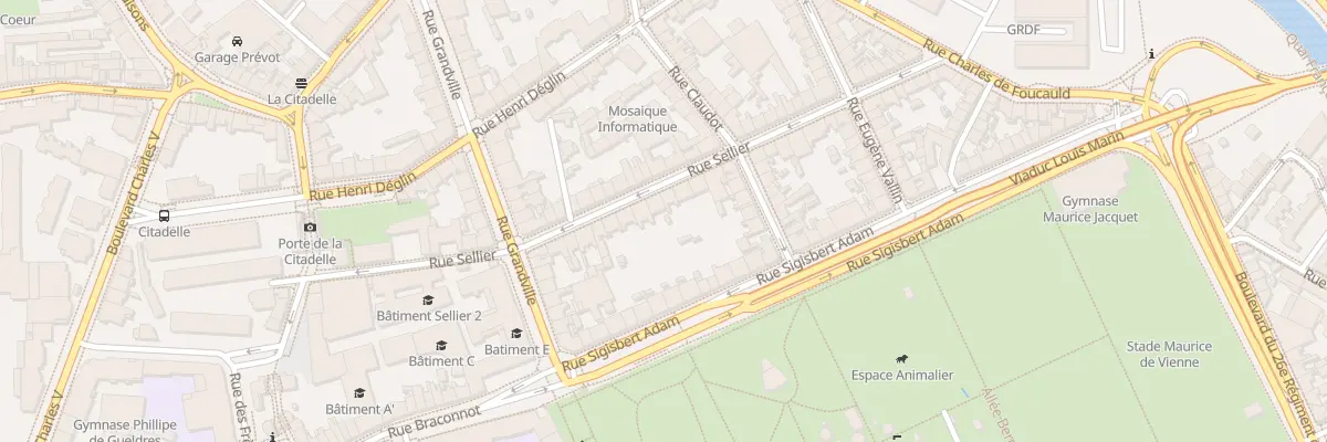 Plan du 34 Rue Sellier à Nancy