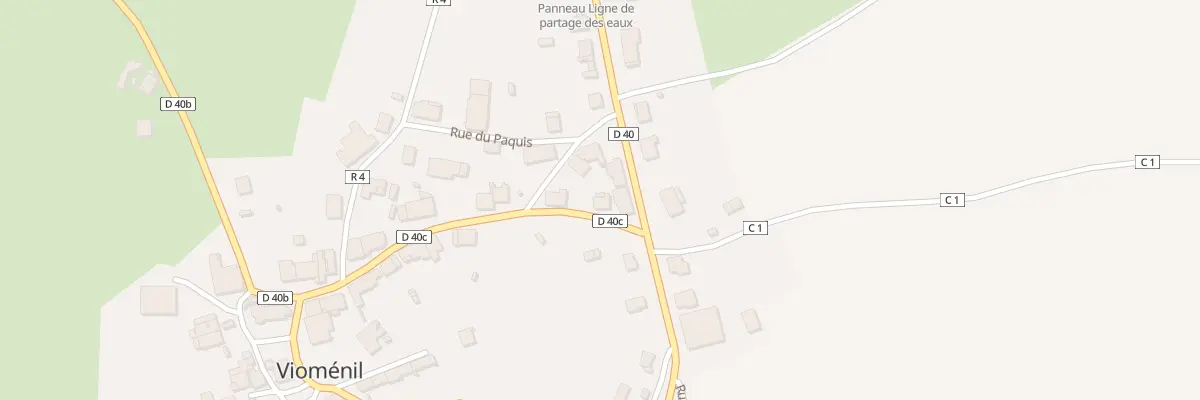 Plan du 21 Rue du Centre à Vioménil