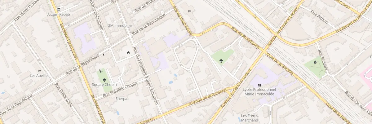 Plan du 8 All de la Garenne à Nancy