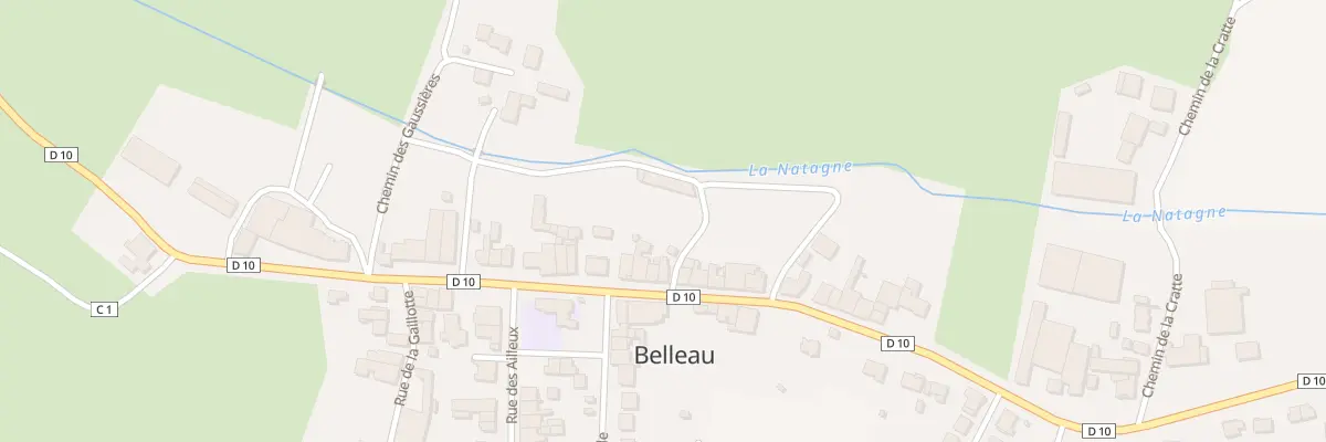 Plan du 19B Rue de la Madeleine à Belleau