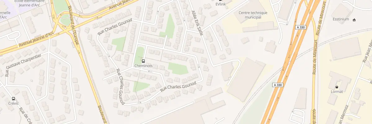 Plan du 85 Rue Charles Gounod à Vandœuvre-lès-Nancy