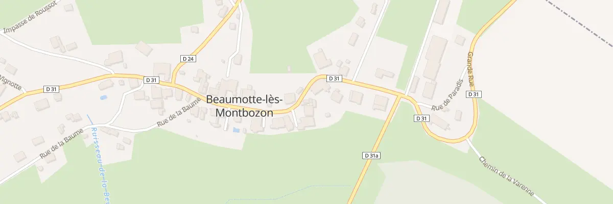 Plan du 9 Grande Rue à Beaumotte-Aubertans