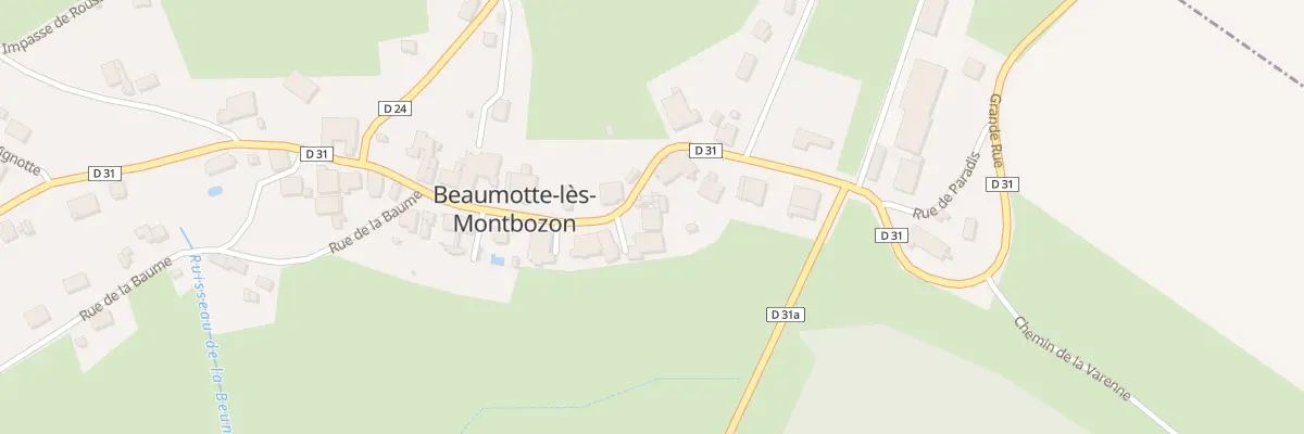 Plan du 1 Chem de l’Ancien Gue à Beaumotte-Aubertans