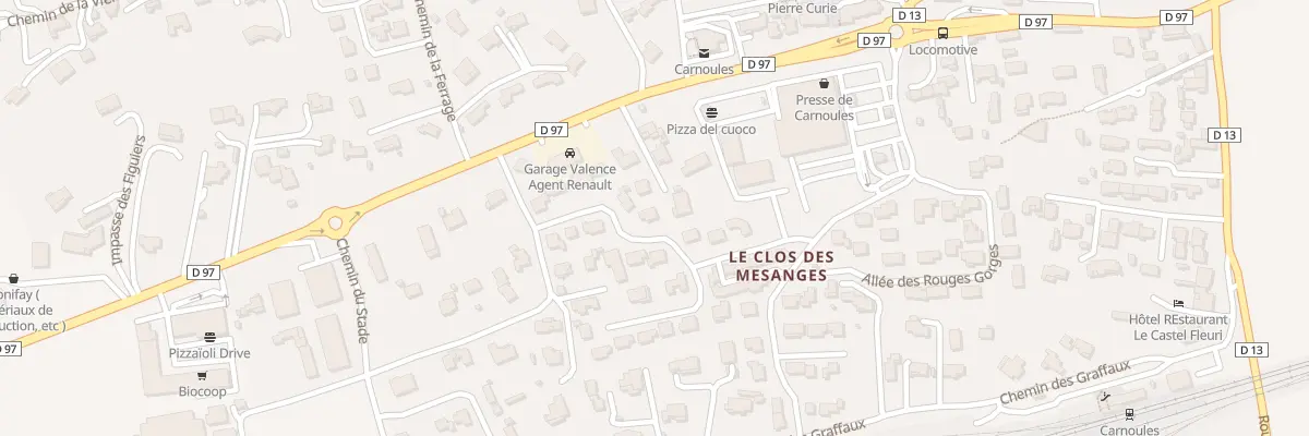 Plan du 140 Rue des Fauvettes à Carnoules