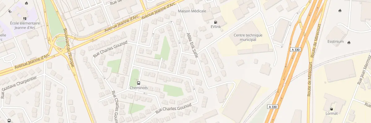 Plan du 43 Rue Cesar Franck à Vandœuvre-lès-Nancy