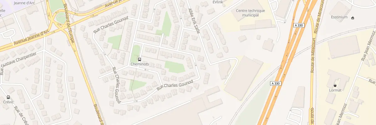 Plan du 81 Rue Charles Gounod à Vandœuvre-lès-Nancy