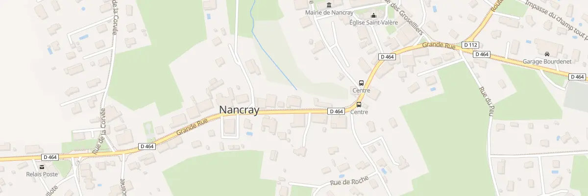 Plan du 33 Gr Grande Rue à Nancray