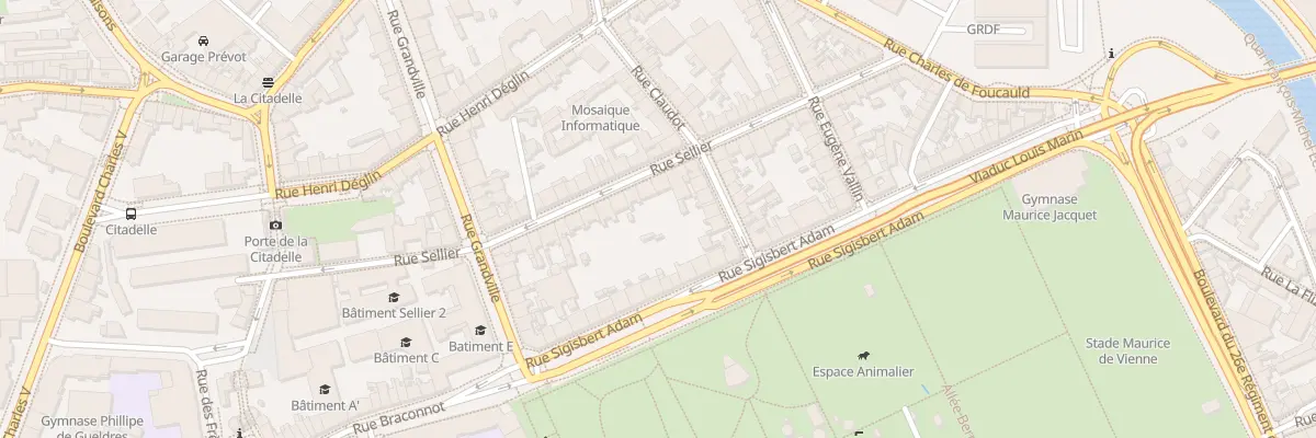 Plan du 38 Rue Sellier à Nancy