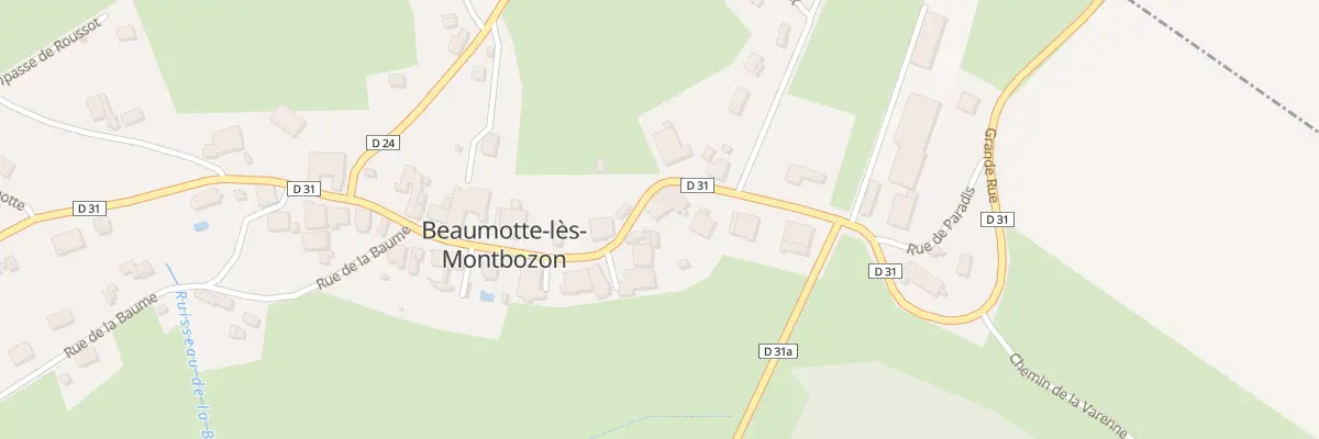 Plan du 7 Grande Rue à Beaumotte-Aubertans