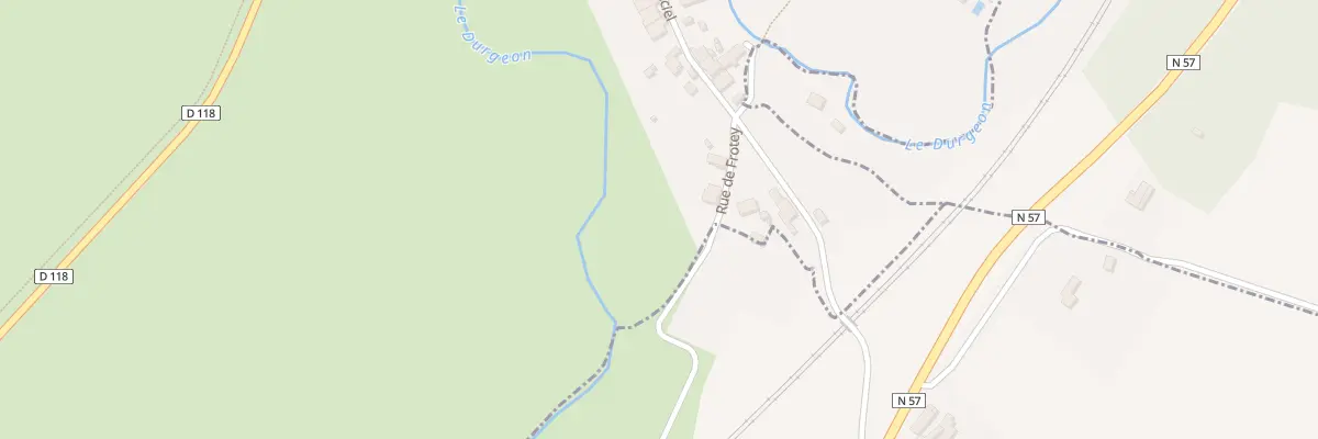 Plan du 6 Rue de Frotey à Coulevon