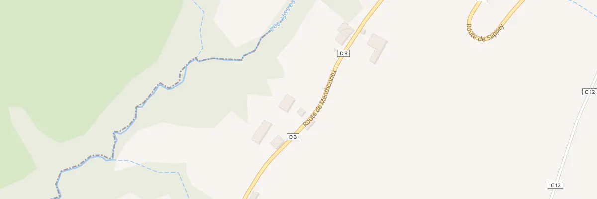Plan du 558 Rte de Menthonnex à Arbusigny
