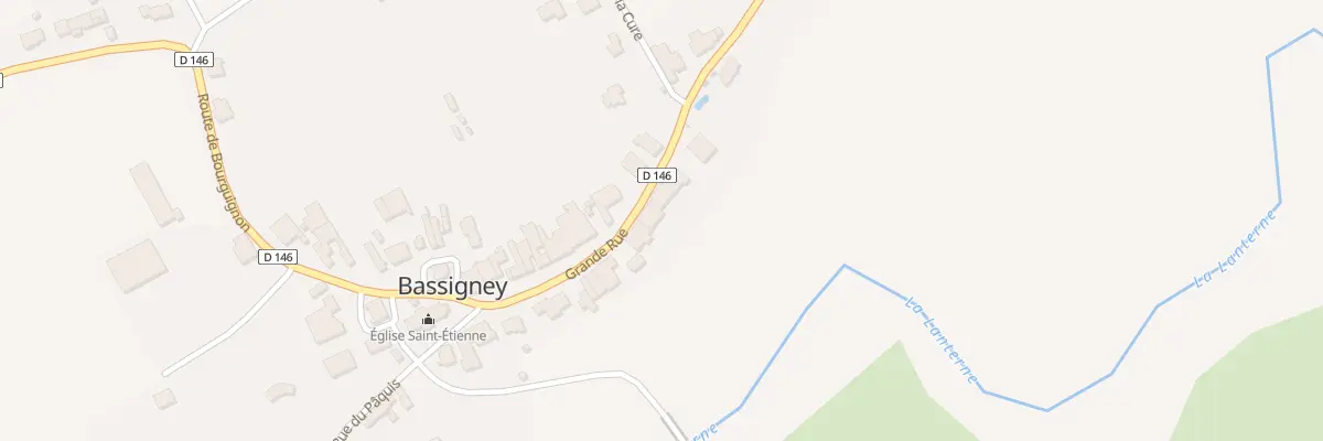 Plan du 9 Grande Rue à Bassigney