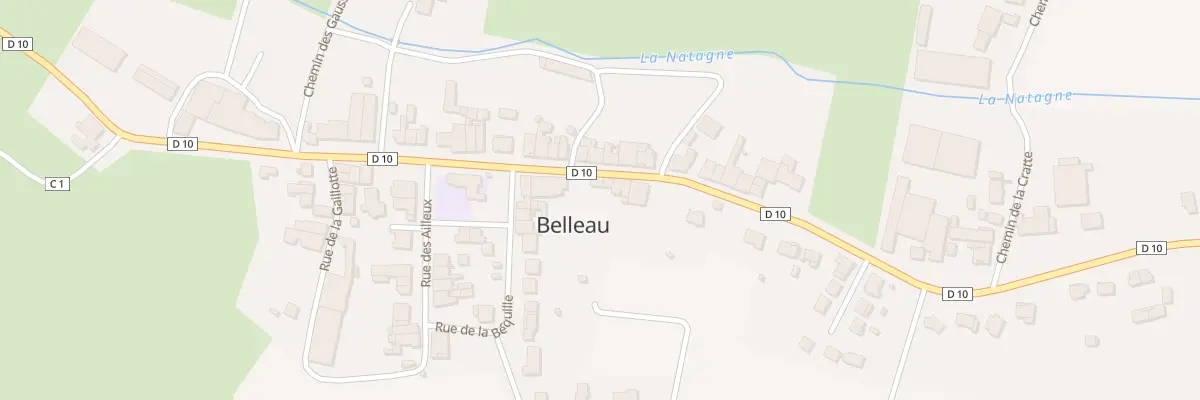 Plan du 12B Rue de la Madeleine à Belleau