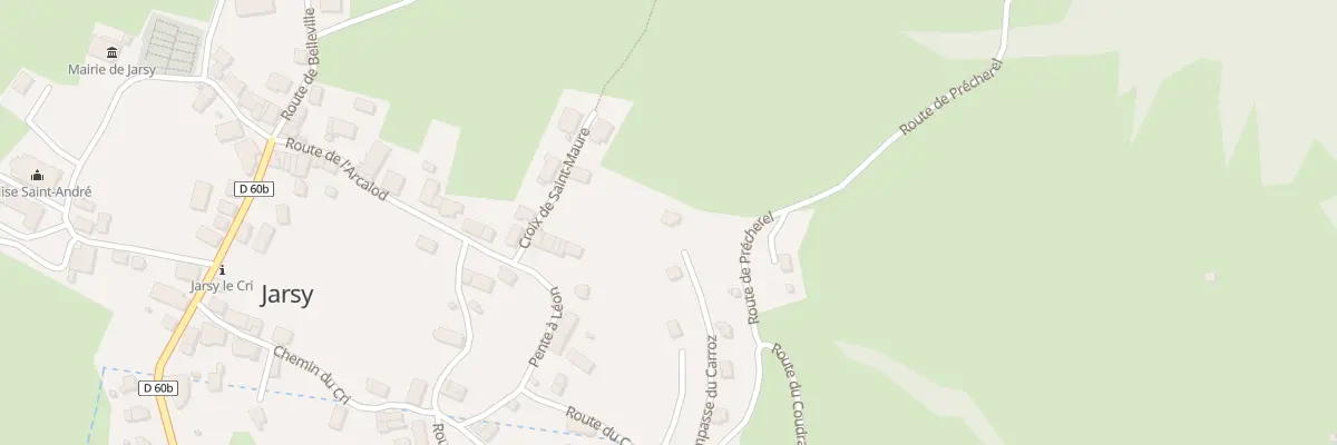 Plan du 5262F Taramont à Jarsy
