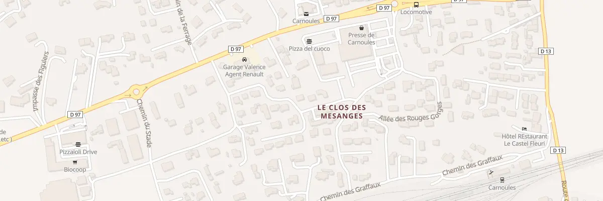 Plan du 84 Rue des Fauvettes à Carnoules