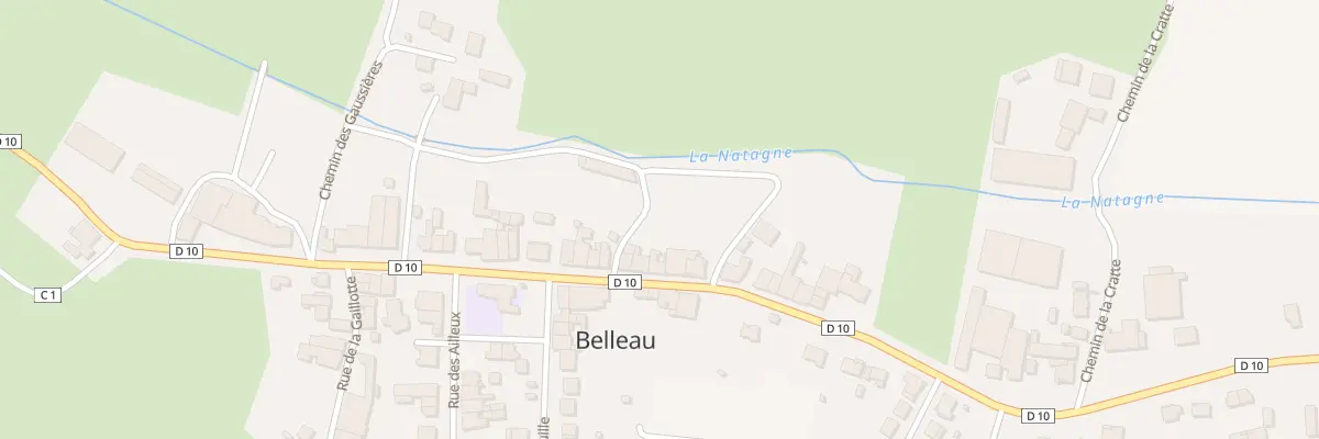 Plan du 23 Rue de la Madeleine à Belleau