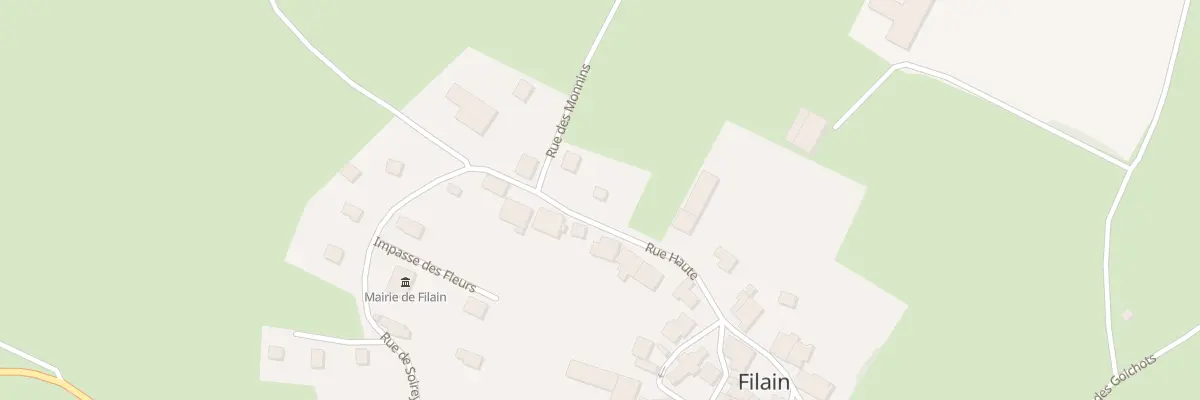 Plan du 24 Rue Haute à Filain