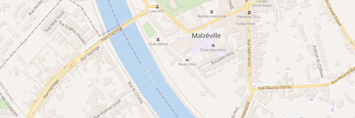 Plan du 50 Av Thiers à Malzéville