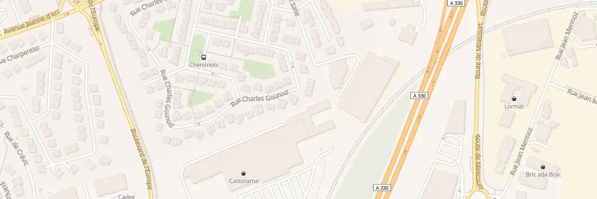 Plan du 136 Rue Charles Gounod à Vandœuvre-lès-Nancy