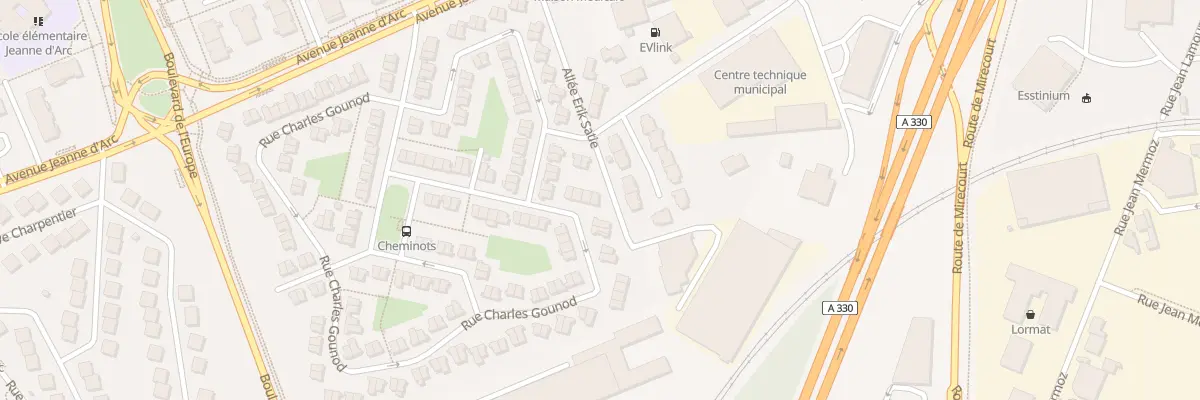 Plan du 154 Rue Charles Gounod à Vandœuvre-lès-Nancy