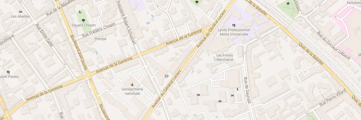 Plan du 90 Av Général Leclerc à Nancy