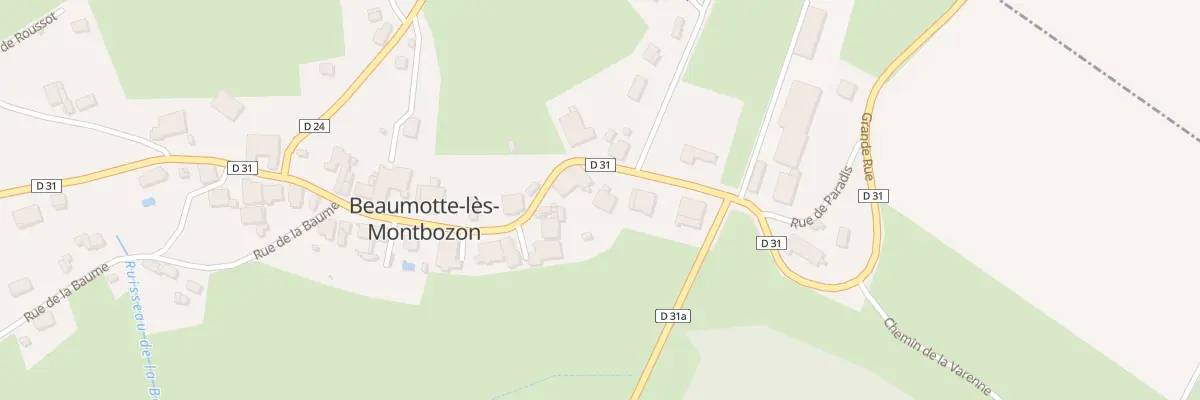 Plan du 5A Grande Rue à Beaumotte-Aubertans