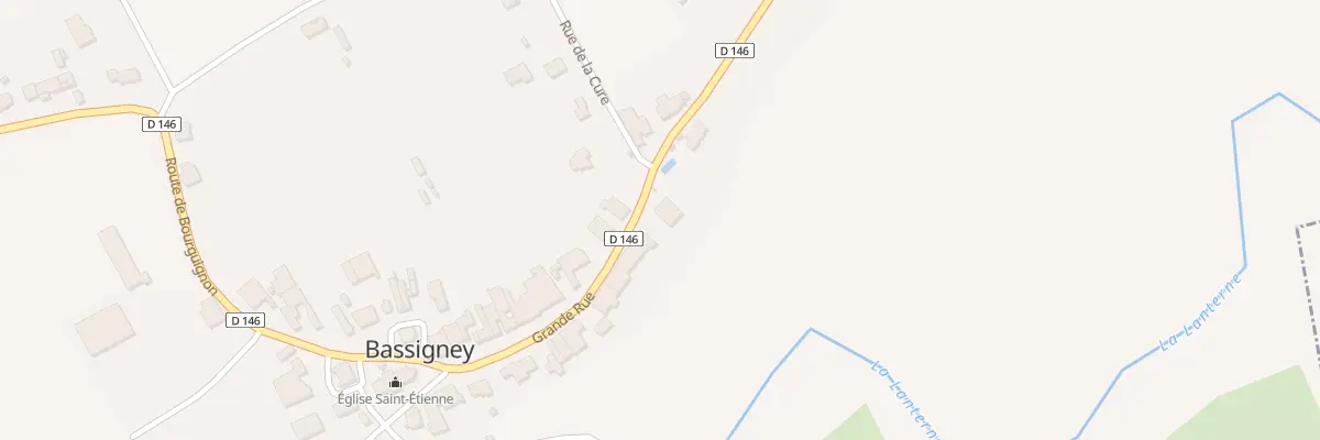 Plan du 3 Grande Rue à Bassigney