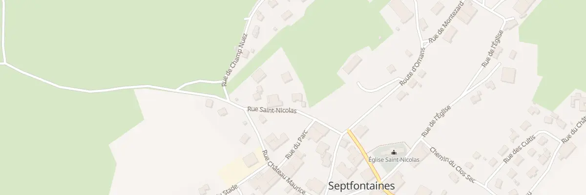 Plan du 10 Rue Saint-nicolas à Septfontaines