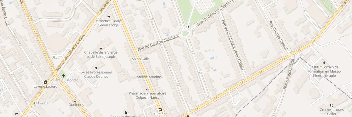 Plan du 15 Rue Maréchal Gérard à Nancy
