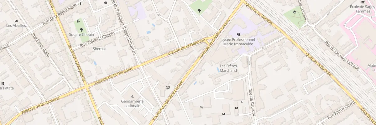 Plan du 84 Av Général Leclerc à Nancy
