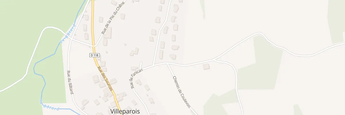 Plan du 19 Rue de Fanican à Villeparois