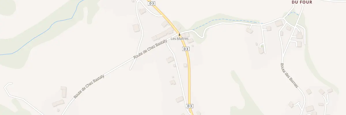 Plan du 723 Rte de chez les Maîtres à Menthonnex-en-Bornes